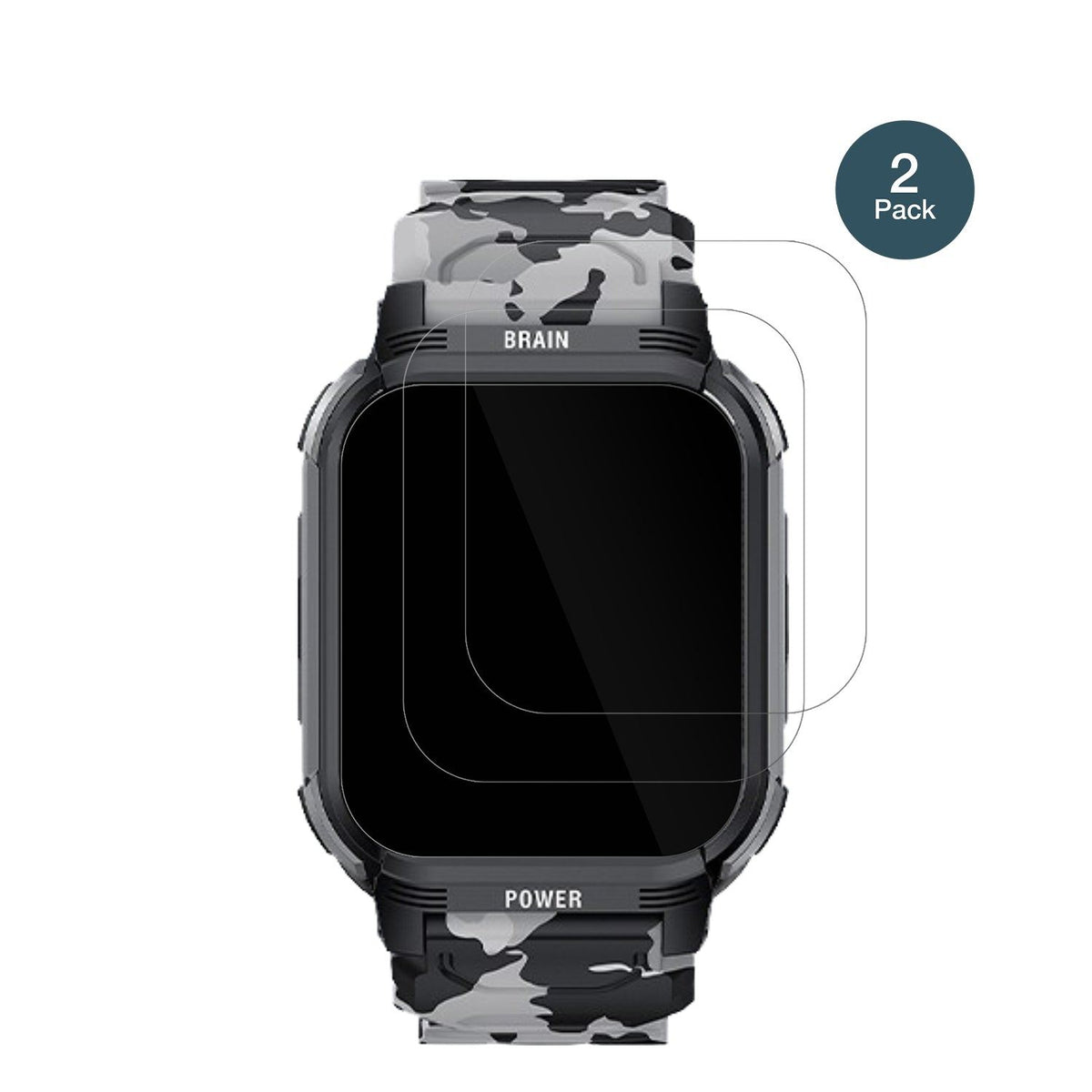 2x Screen Protector for LEMFO Y10 Smartwatch Flexible Glass 9H dipos
