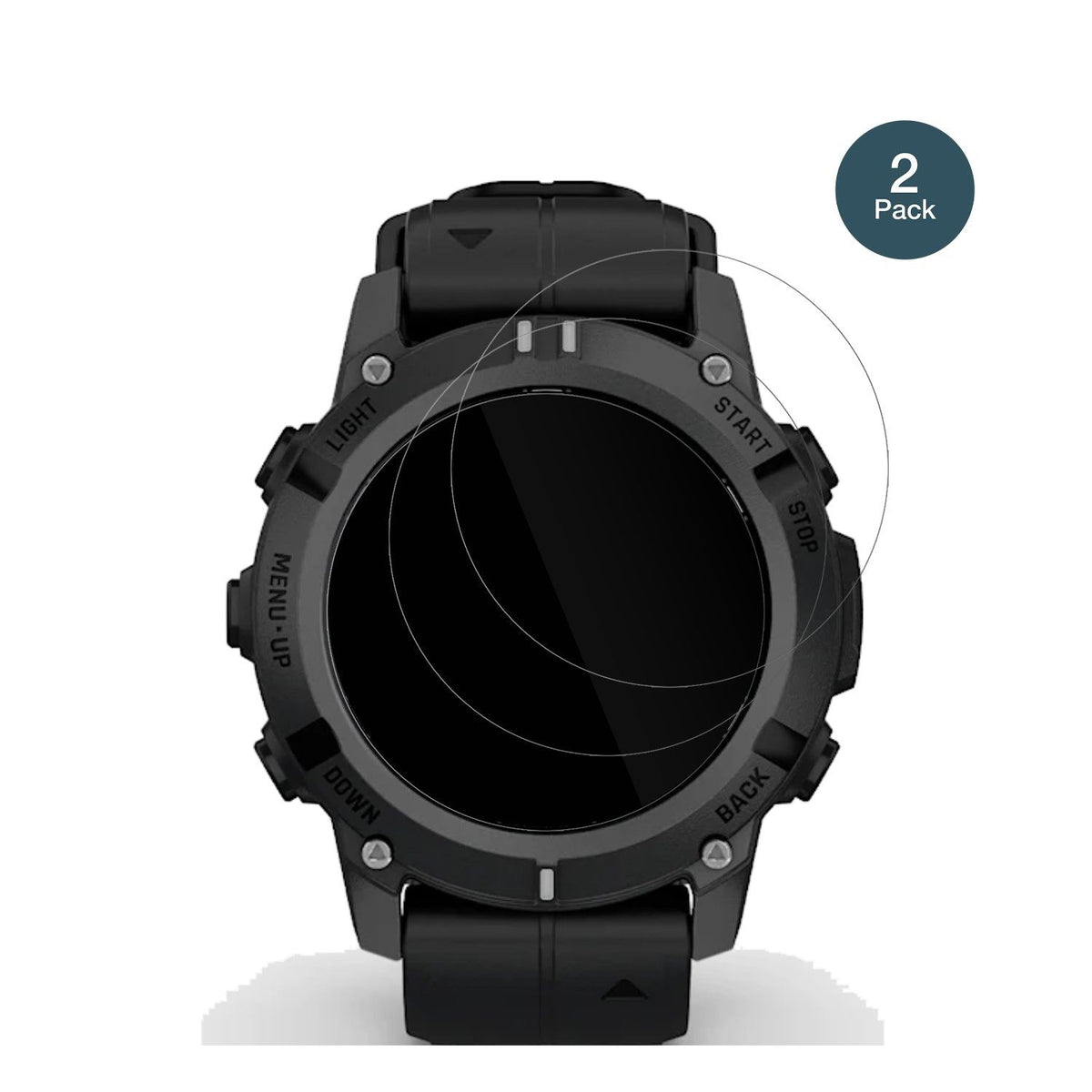 2x Screen Protector for Garmin Descent G2 Flexible Glass 9H dipos