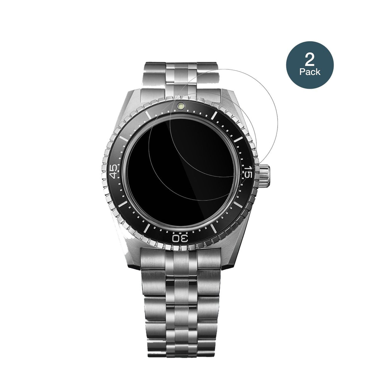 2x Screen Protector for Seiko Prospex Ladies Marine Sports Flexible Glass 9H