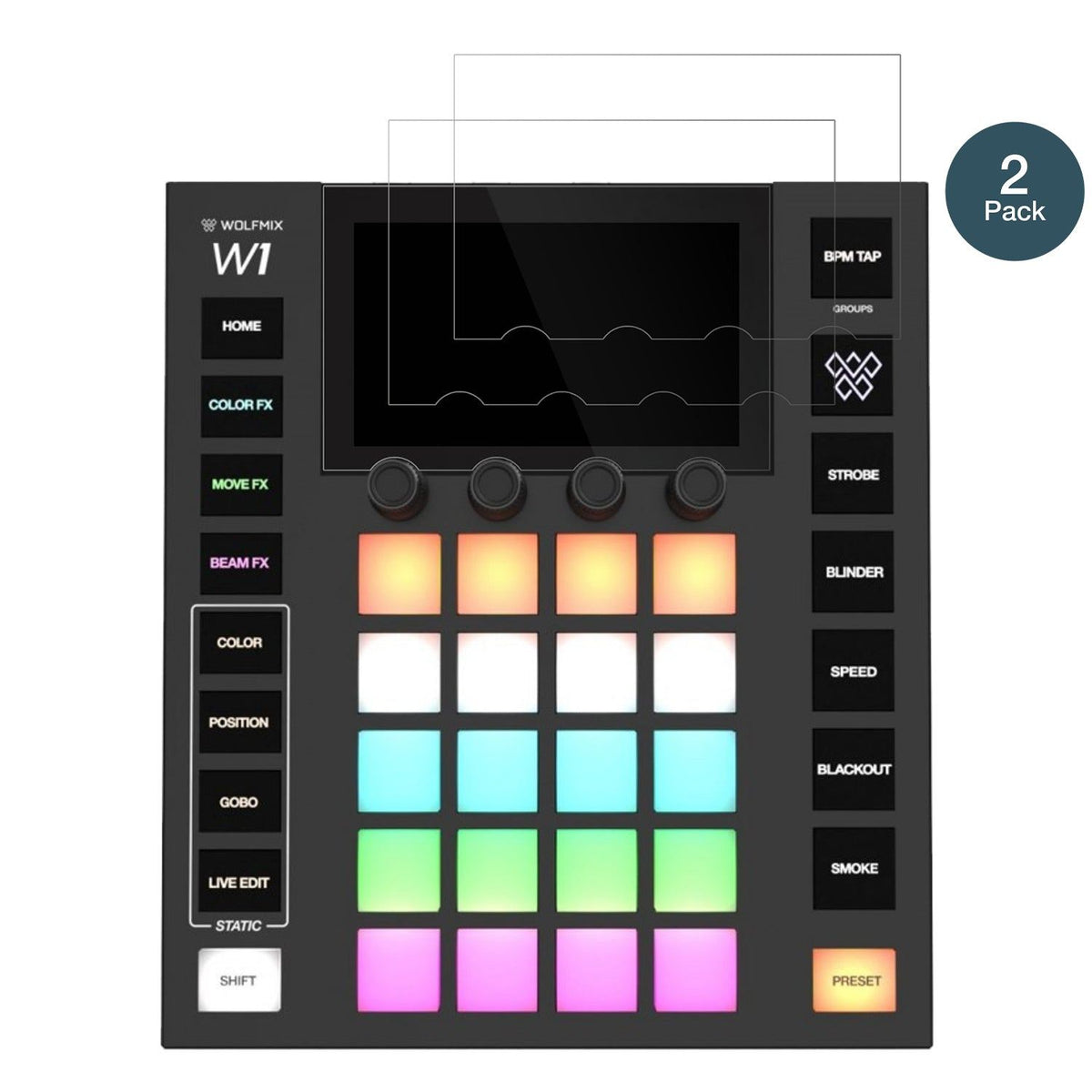 2x Screen Protector for Wolfmix W1 MK2 Flexible Glass 9H dipos