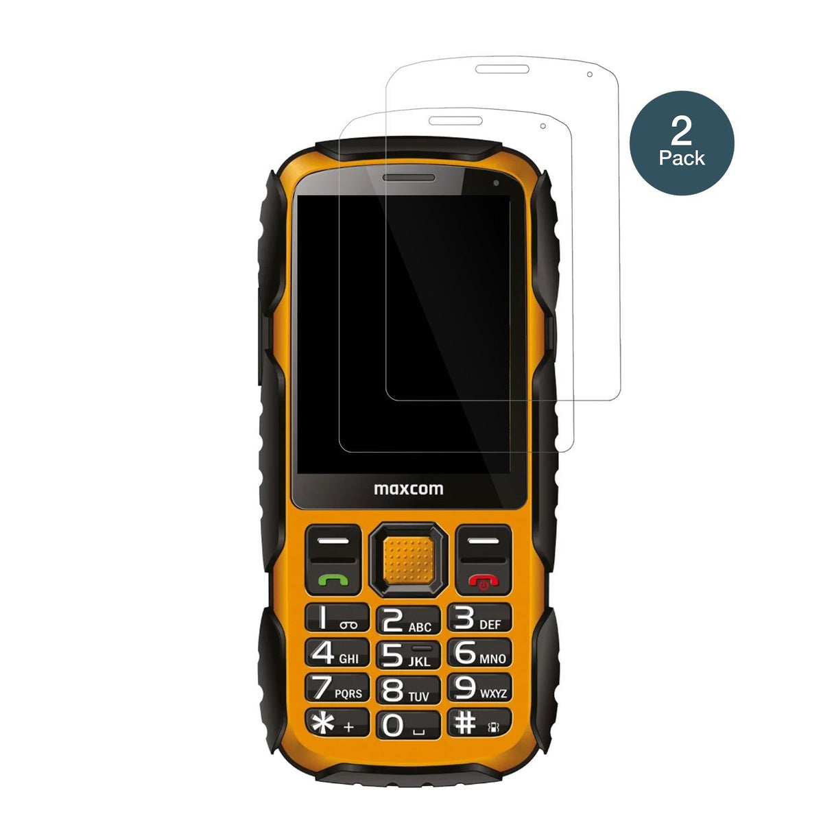 2x Screen Protector for MaxCom Strong MM920 L Flexible Glass 9H dipos
