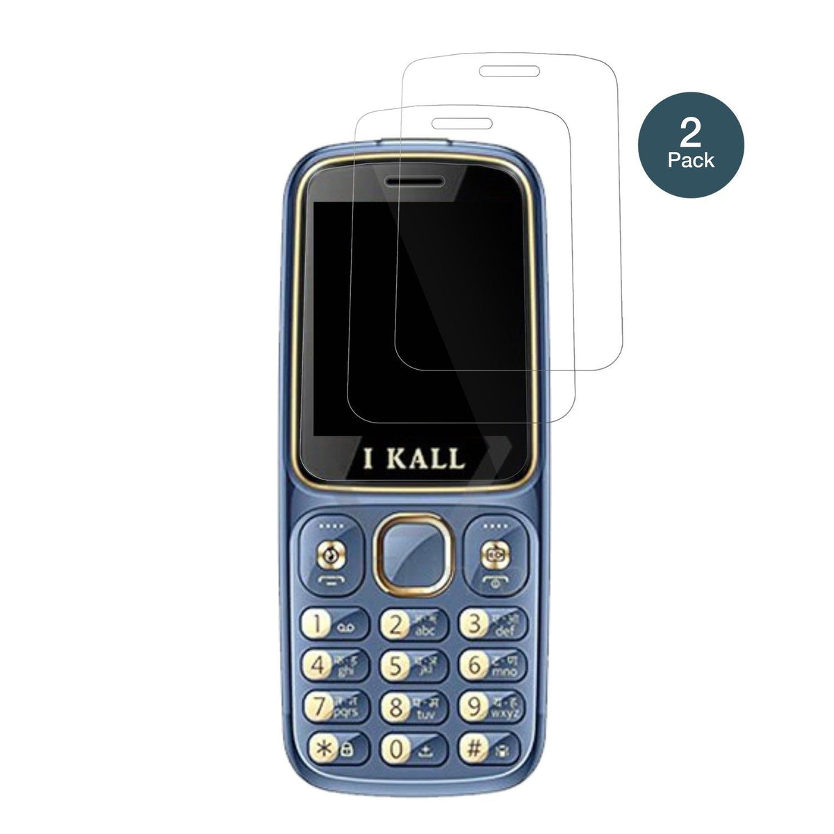2x Screen Protector for I Kall K46 New Flexible Glass 9H dipos