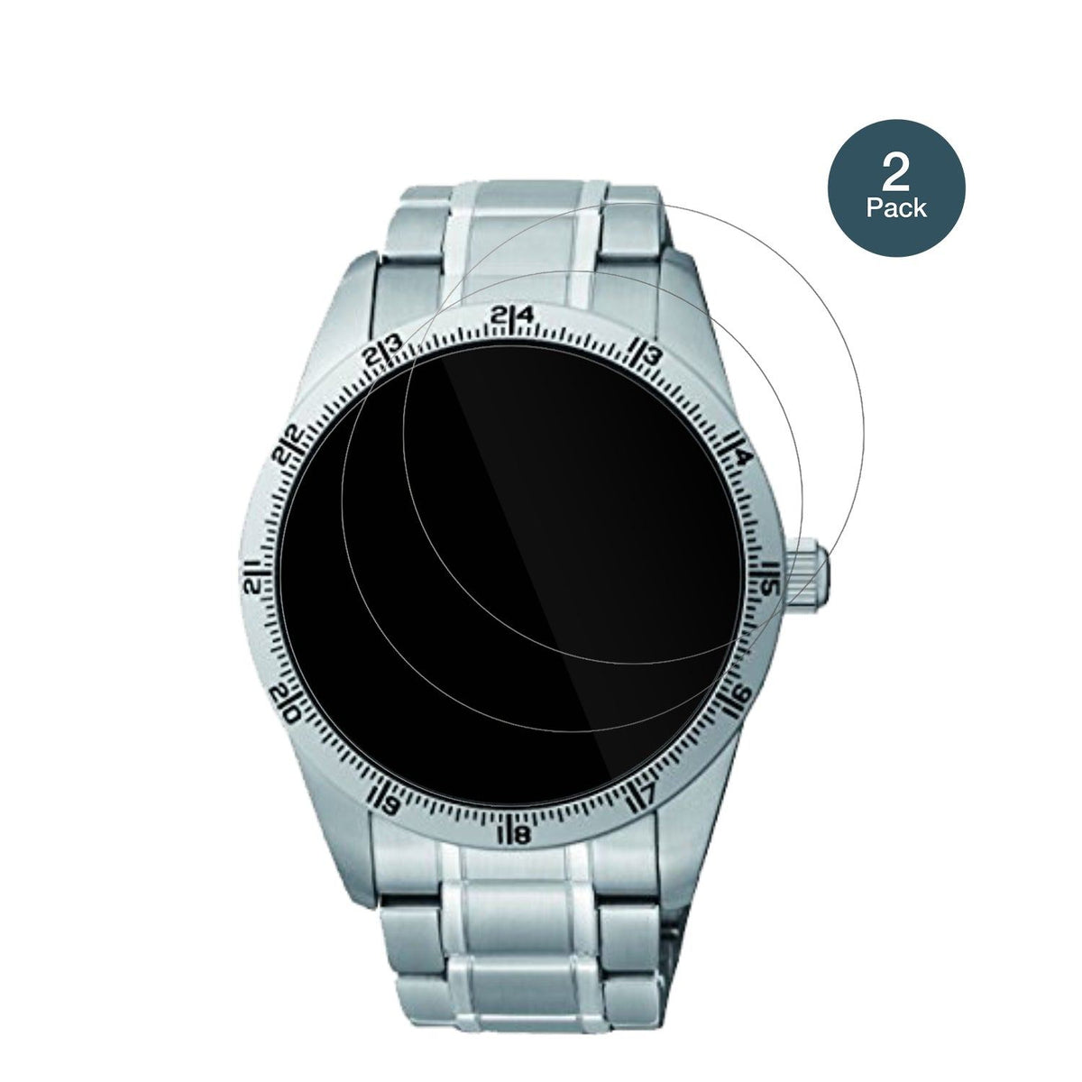 2x Screen Protector for Seiko 5 Sports SRP513K1 Flexible Glass 9H dipos