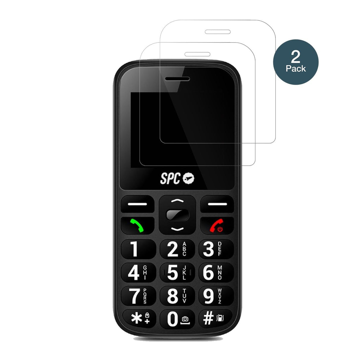 2x Screen Protector for SPC Fortune 2 Flexible Glass 9H dipos