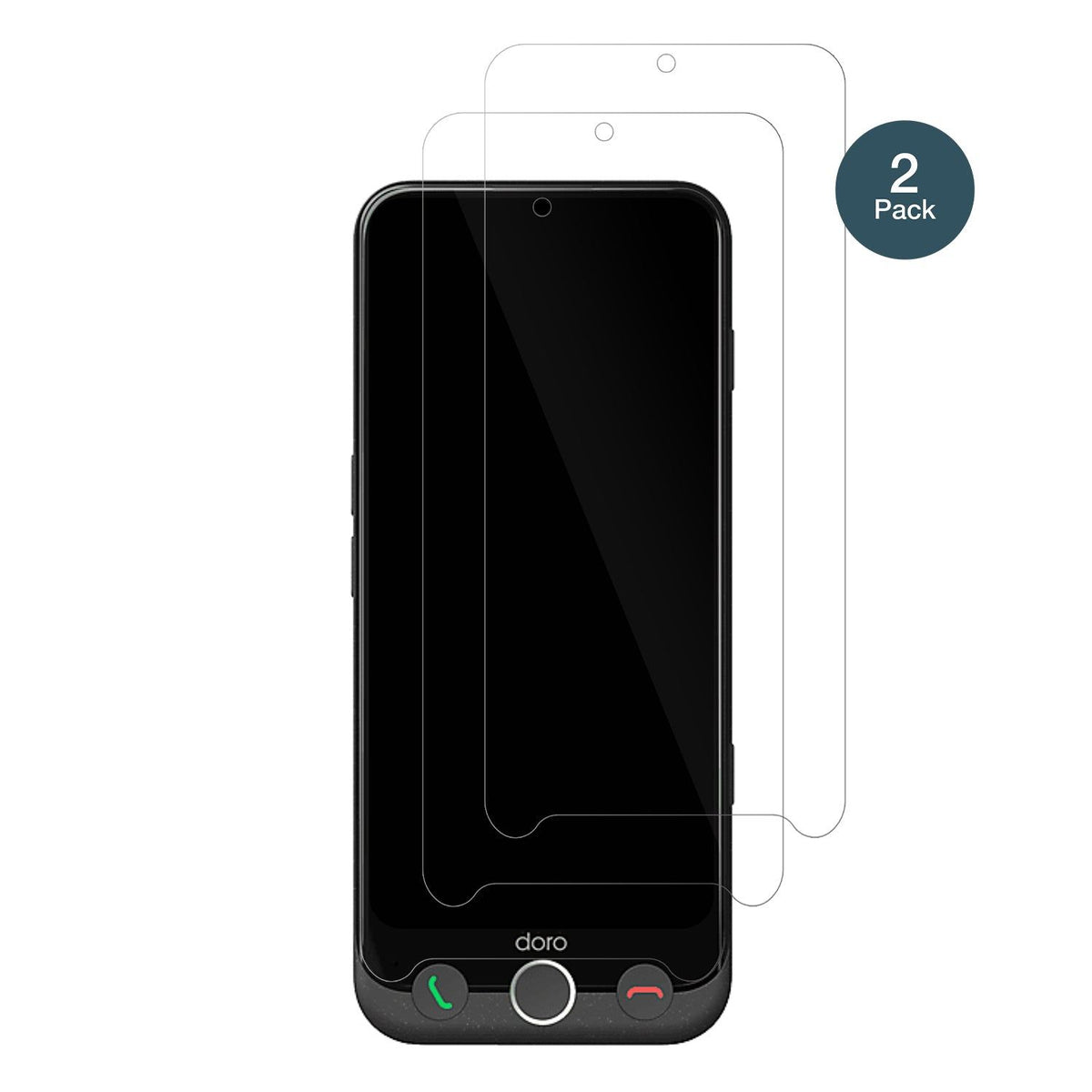 2x Screen Protector for Doro Aurora A30 Flexible Glass 9H dipos