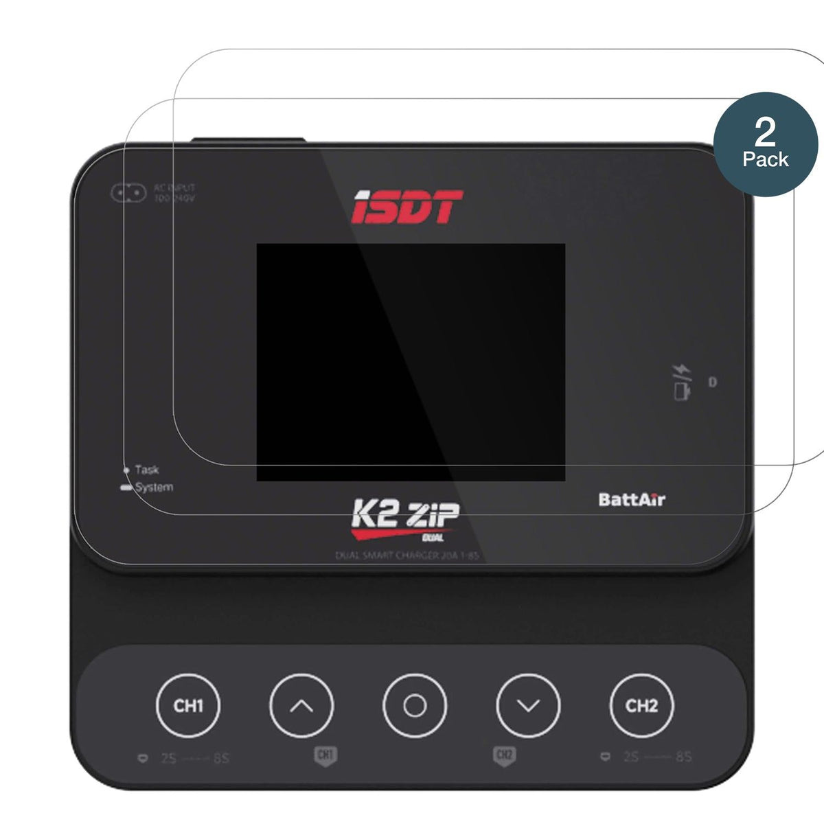 2x Screen Protector for ISDT K27ip Flexible Glass 9H dipos