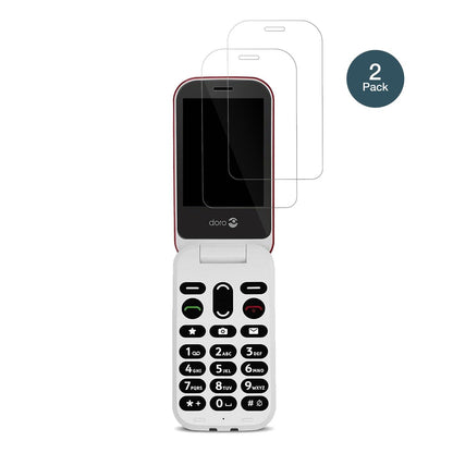 2x Screen Protector for Doro 6040 Flexible Glass 9H dipos