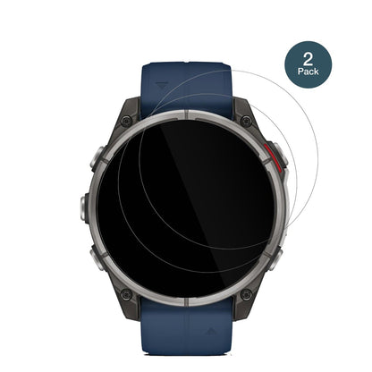 2x Screen Protector for Garmin Quatix 8 47mm Flexible Glass 9H dipos