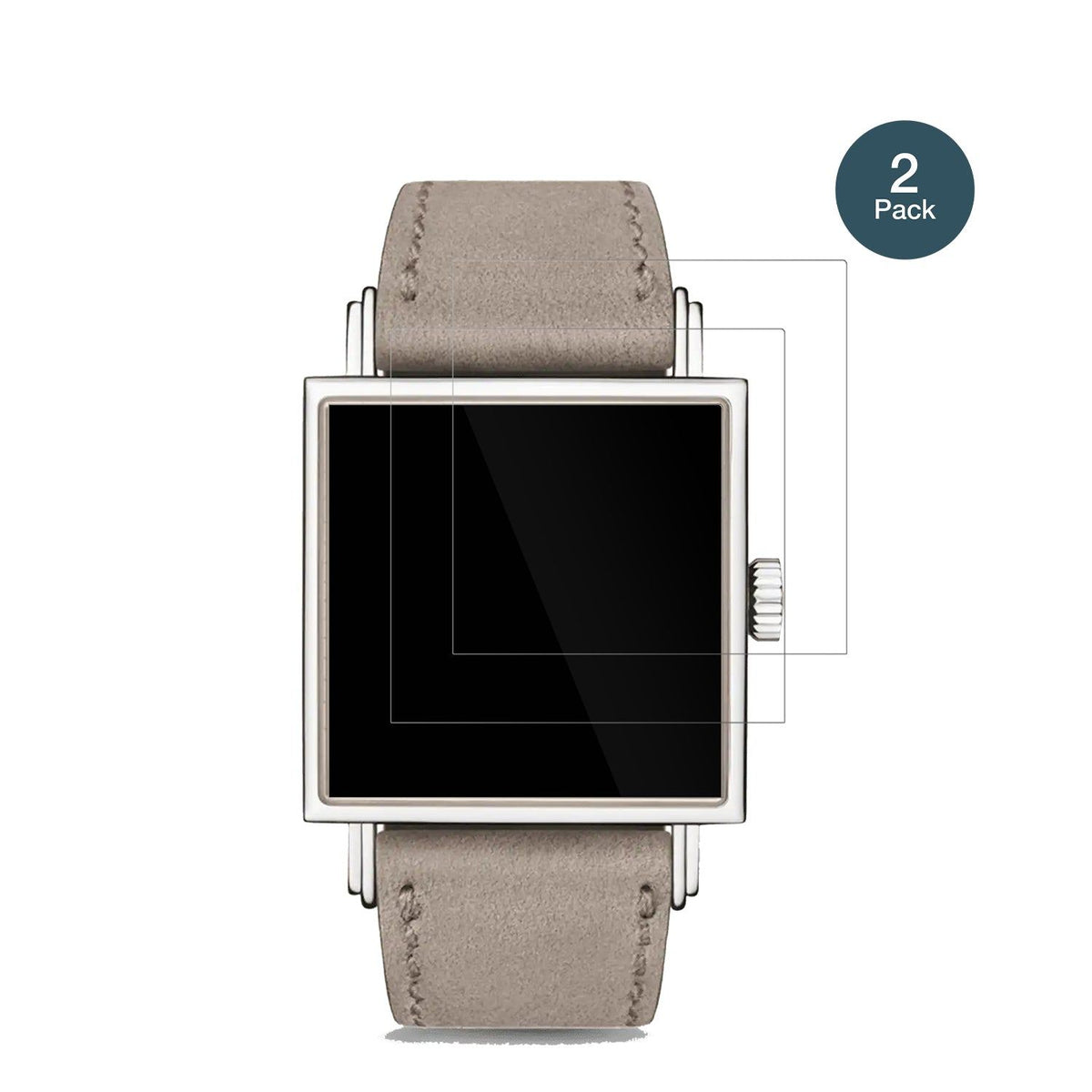 2x Screen Protector for NOMOS Glashütte Tetra 27 Flexible Glass 9H dipos