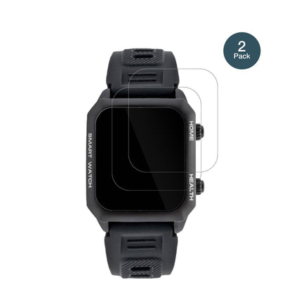 2x Screen Protector for Watchmark Kardiowatch FOCUS Flexible Glass 9H dipos