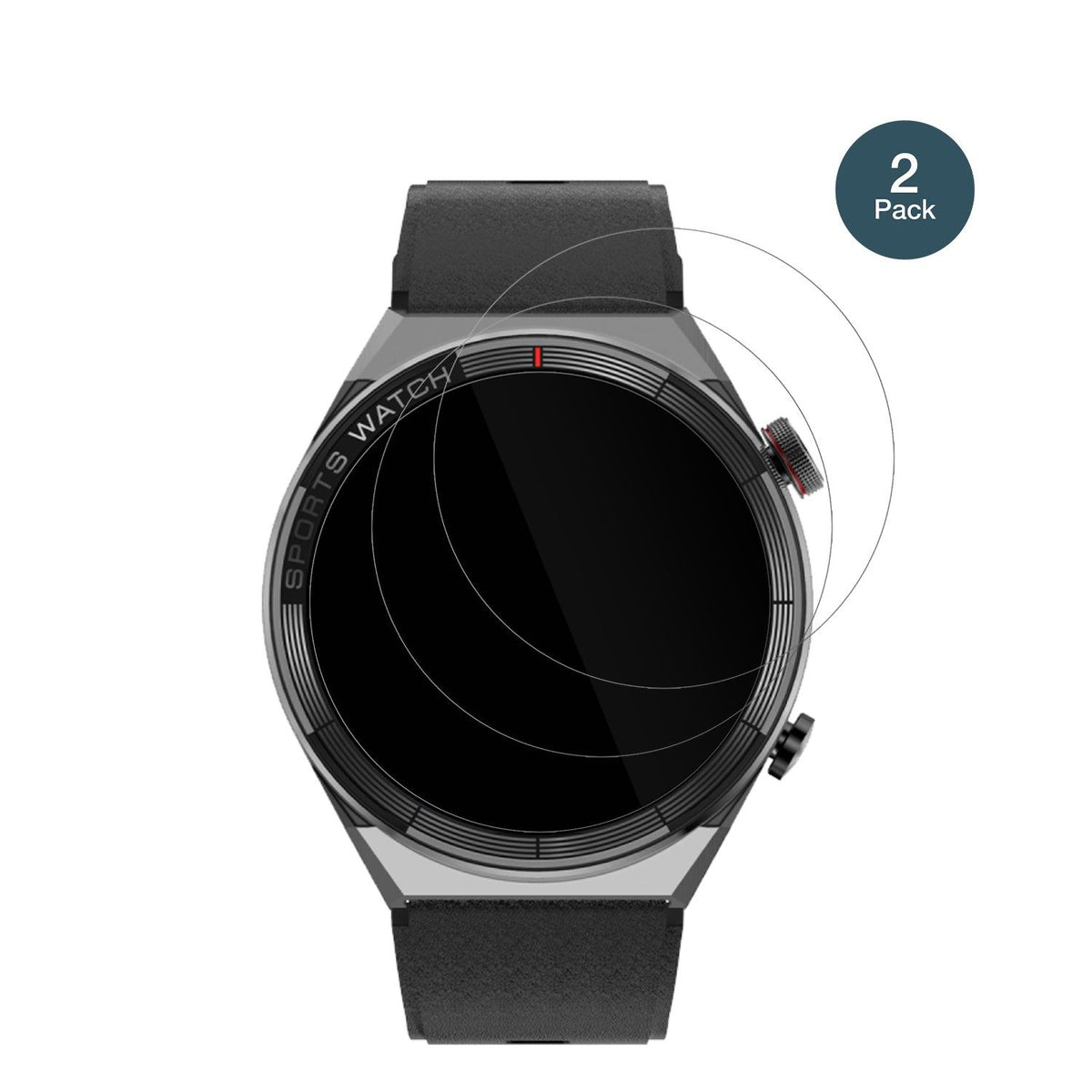 2x Screen Protector for Watchmark Maverick Flexible Glass 9H dipos
