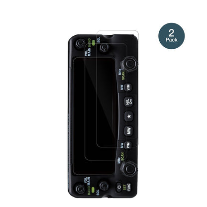 2x Screen Protector for Alinco DR-735-E Flexible Glass 9H dipos