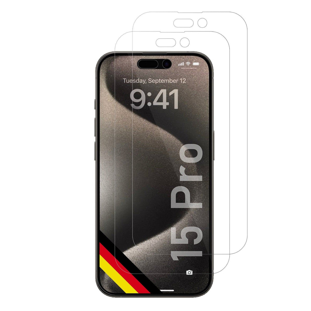 dipos 1x 9H Clear Screen Protector for Apple iPhone 15 Pro