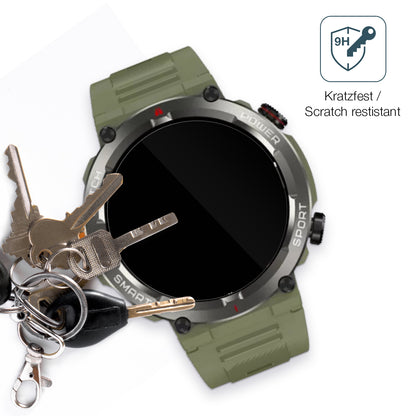 2x 9H Schutzfolie für Blackview W50 Pro Smartwatch 1.45 Zoll Panzerfolie