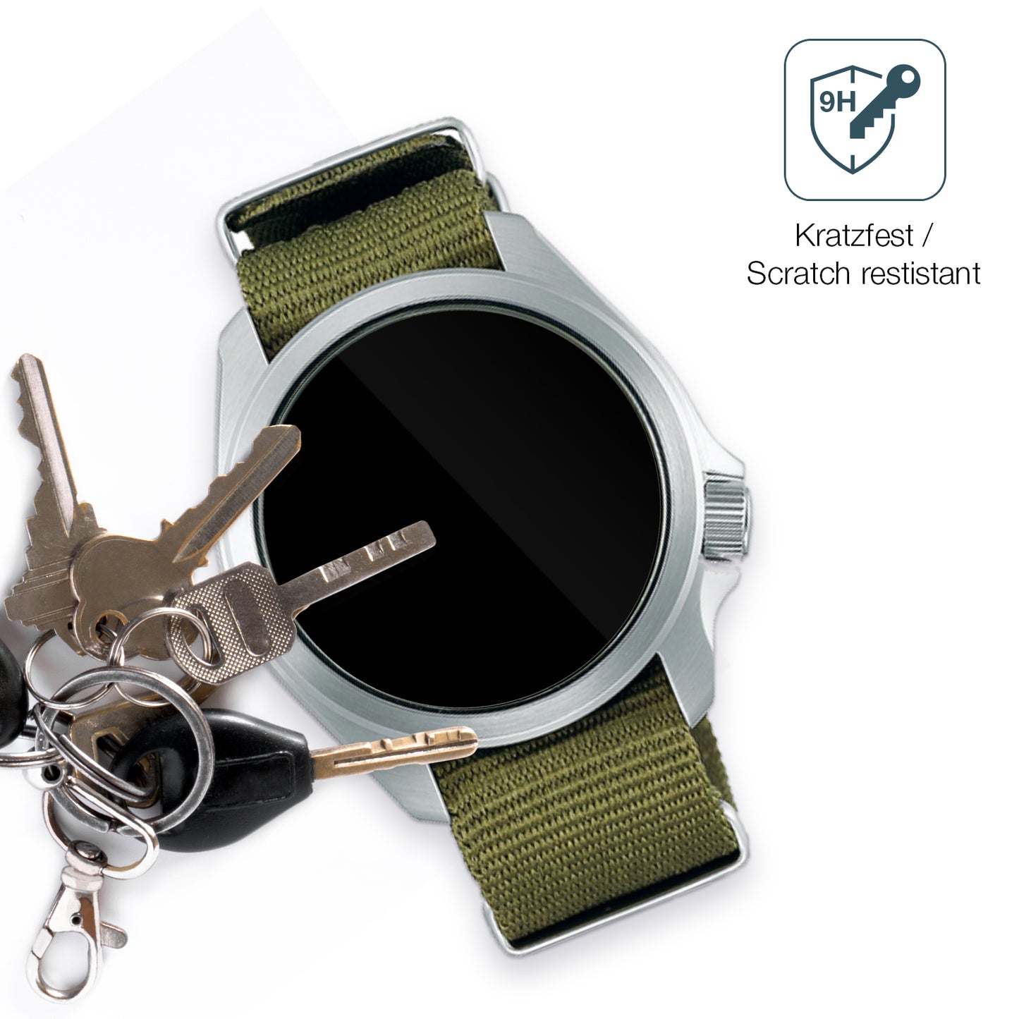 2x 9H Schutzfolie für Seiko 5 Sports SBSA055 Panzerfolie