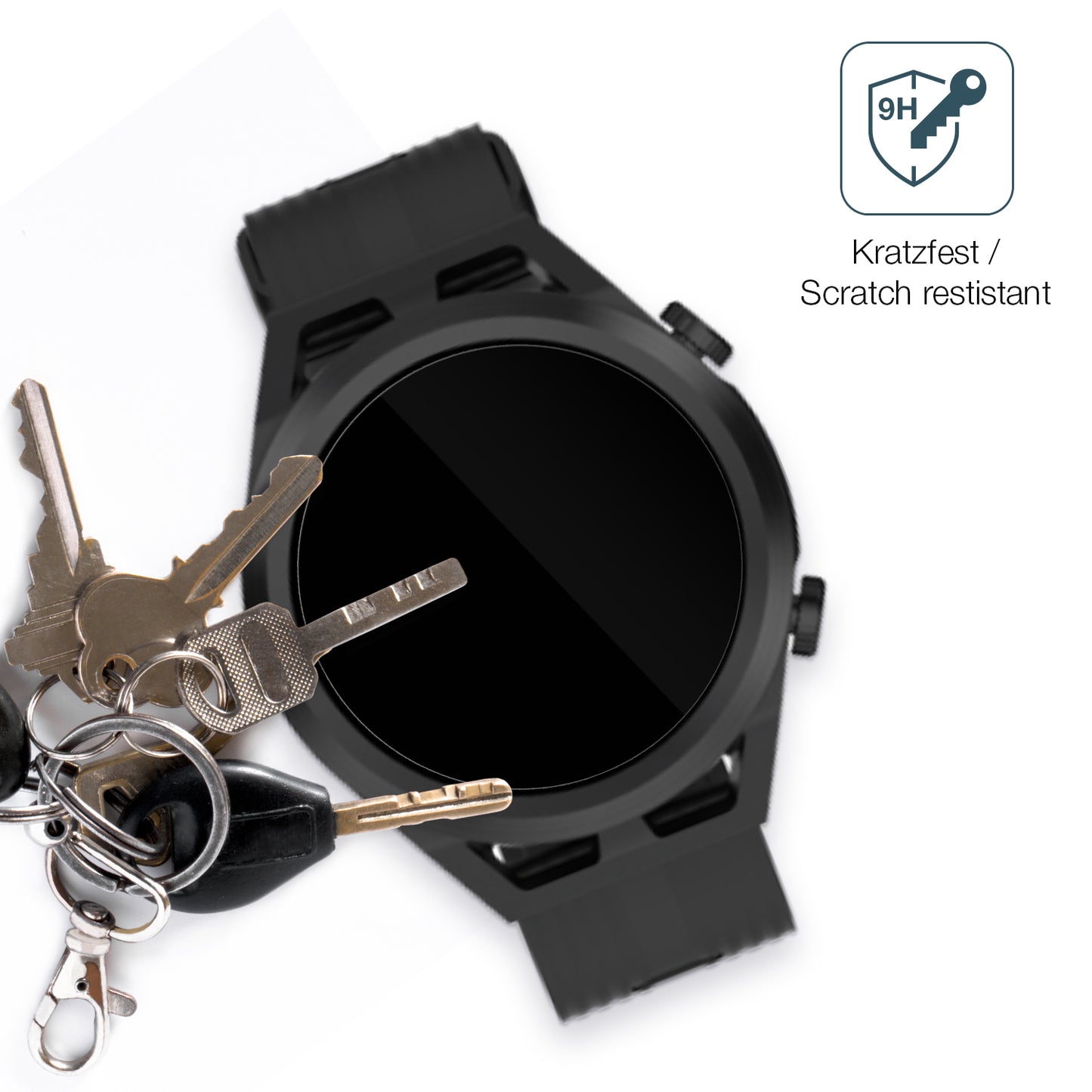 2x 9H Schutzfolie für Blackview R8 Pro Smartwatch Panzerfolie