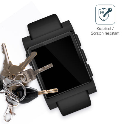 2x 9H Schutzfolie für Pebble Core Time 2 Panzerfolie