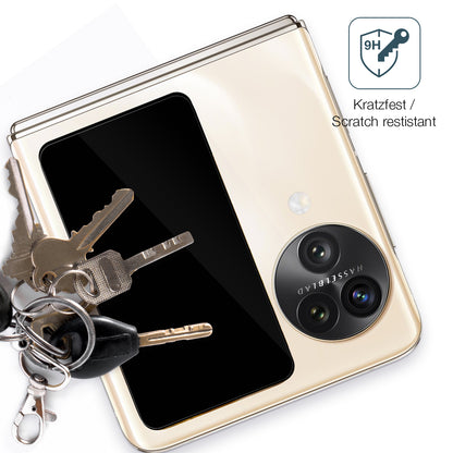 2x 9H Schutzfolie für Oppo Find N3 Flip Aussenseite Panzerfolie