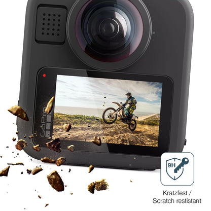 2x 9H Schutzfolie für GoPro Max 2 Panzerfolie
