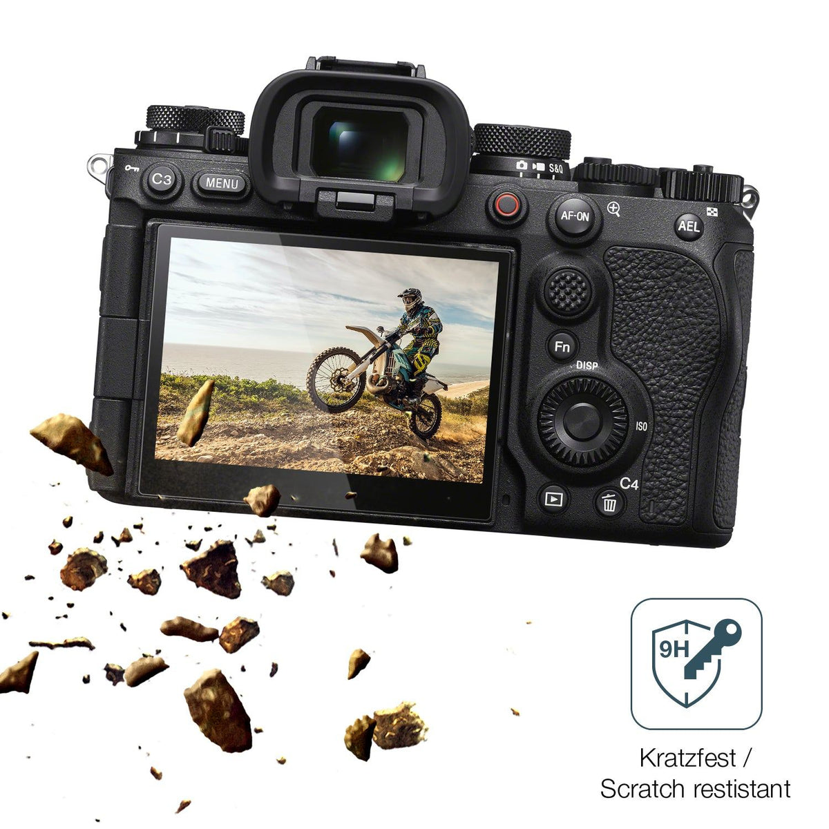 2x Screen Protector for Sony Alpha 1 II Flexible Glass 9H dipos