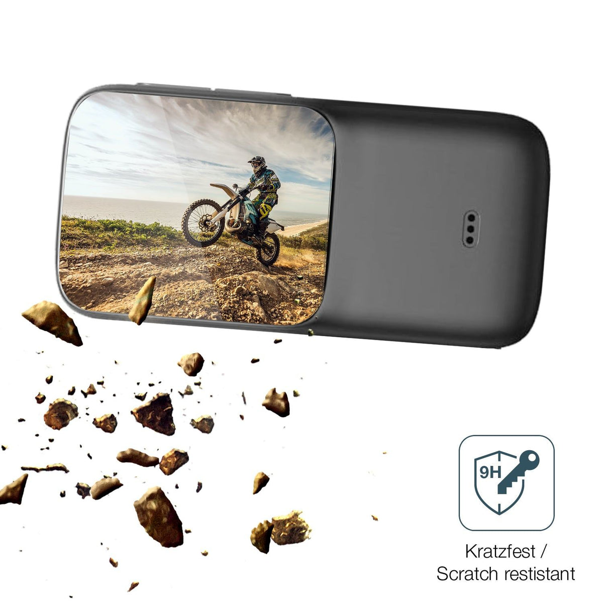 2x Screen Protector for SJCAM C200 Actioncam Flexible Glass 9H dipos