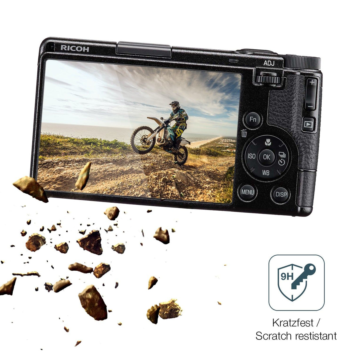 2x Screen Protector for Ricoh GR IV Flexible Glass 9H dipos
