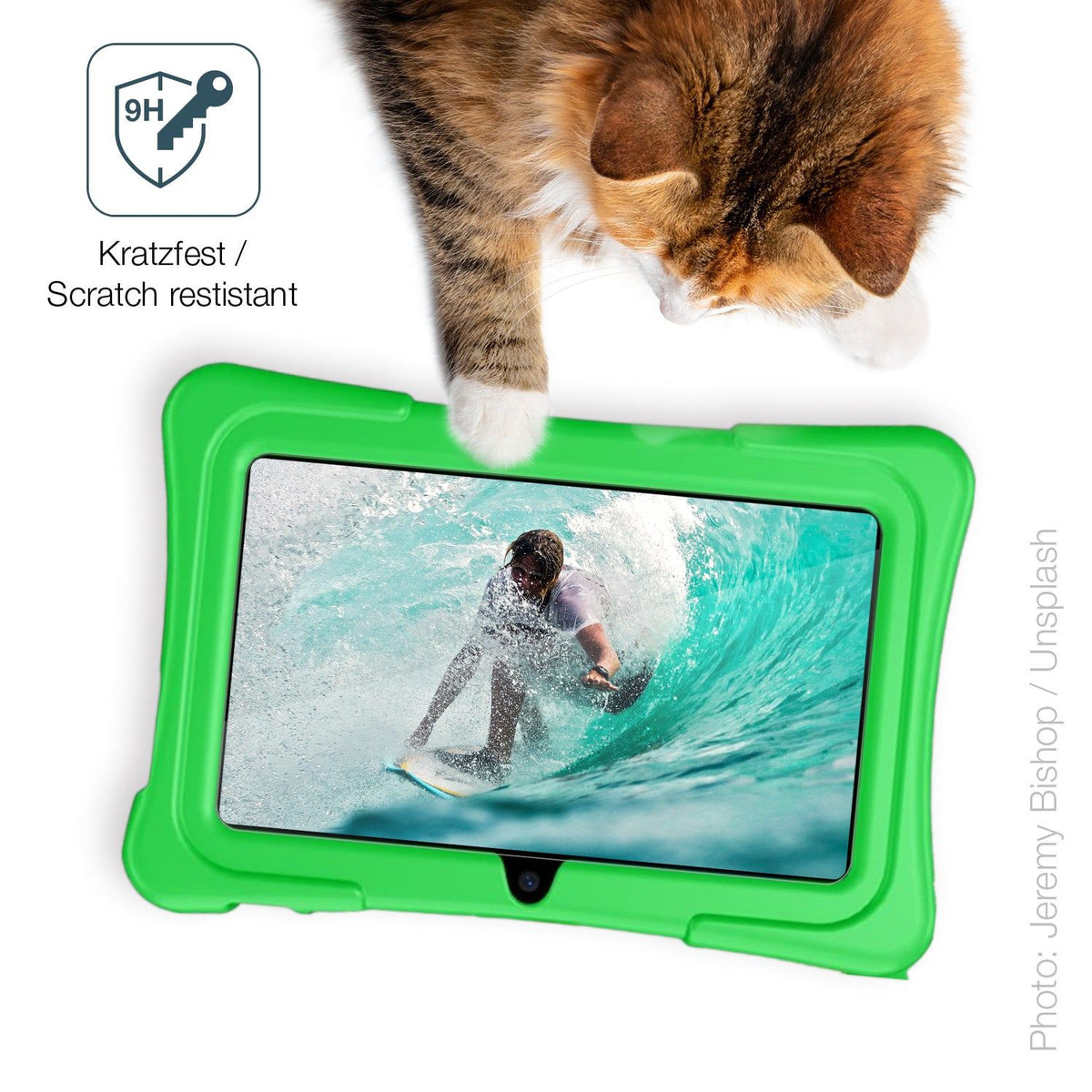 2x Screen Protector for Jikocxn 7 Zoll Tablet Flexible Glass 9H dipos