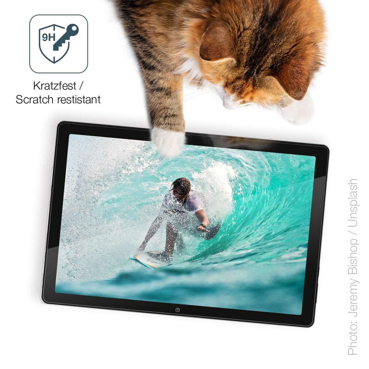 2x Screen Protector for Byxsb Tablet 10 Zoll Flexible Glass 9H dipos