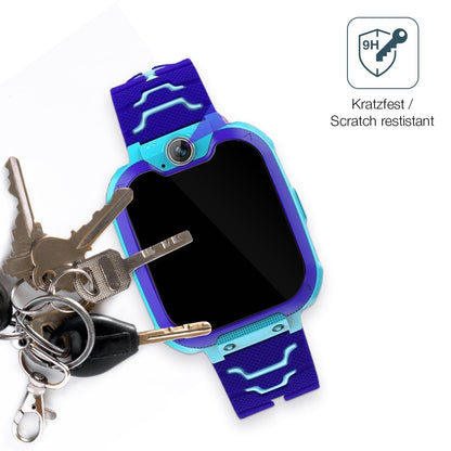 2x Screen Protector for Jubunrer Bleu Kids Smartwatch Flexible Glass 9H dipos