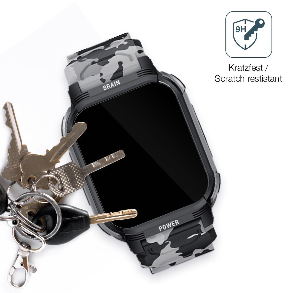 2x Screen Protector for LEMFO Y10 Smartwatch Flexible Glass 9H dipos