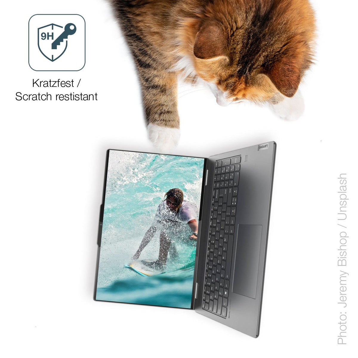 2x Screen Protector for Lenovo Yoga 7i Gen 10 14 Zoll Flexible Glass 9H dipos
