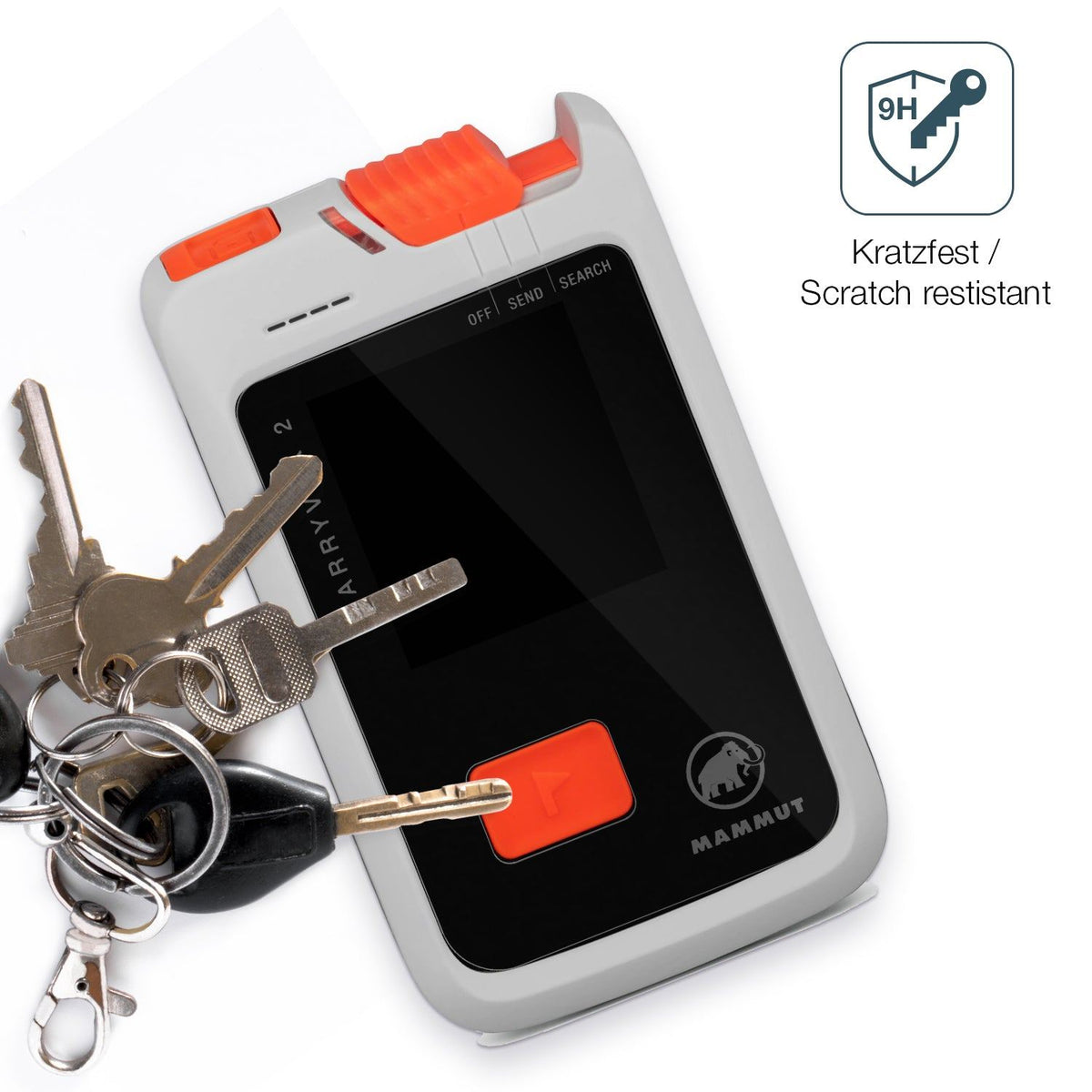 2x Screen Protector for Mammut Barryvox 2 Flexible Glass 9H dipos
