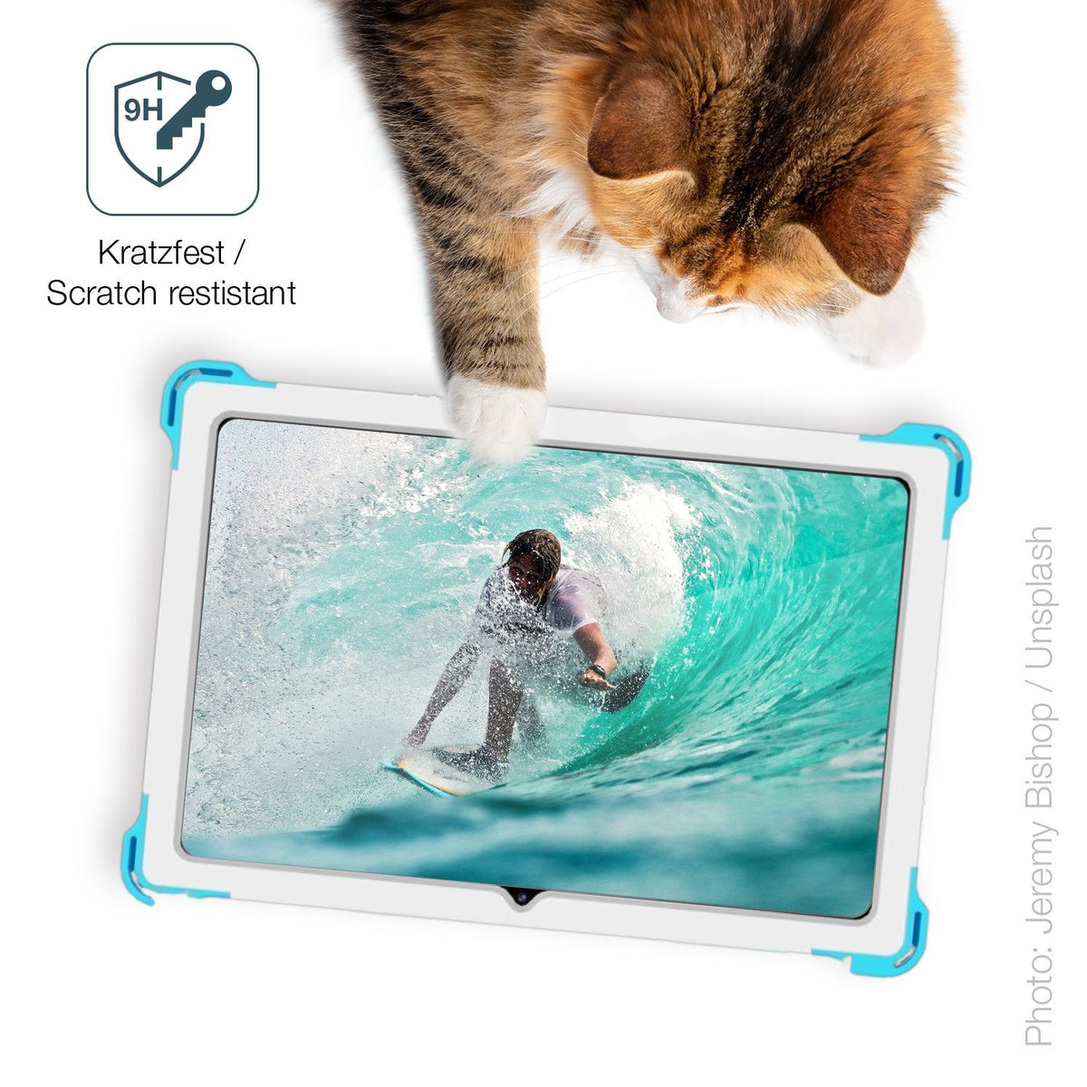 2x Screen Protector for Contixo K102 10 Zoll Kinder Tab Flexible Glass 9H dipos