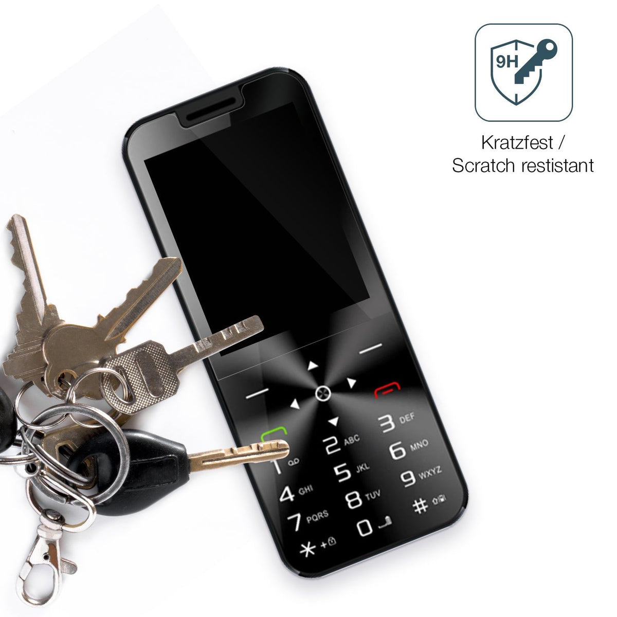 2x Screen Protector for I Kall A1 Flexible Glass 9H dipos