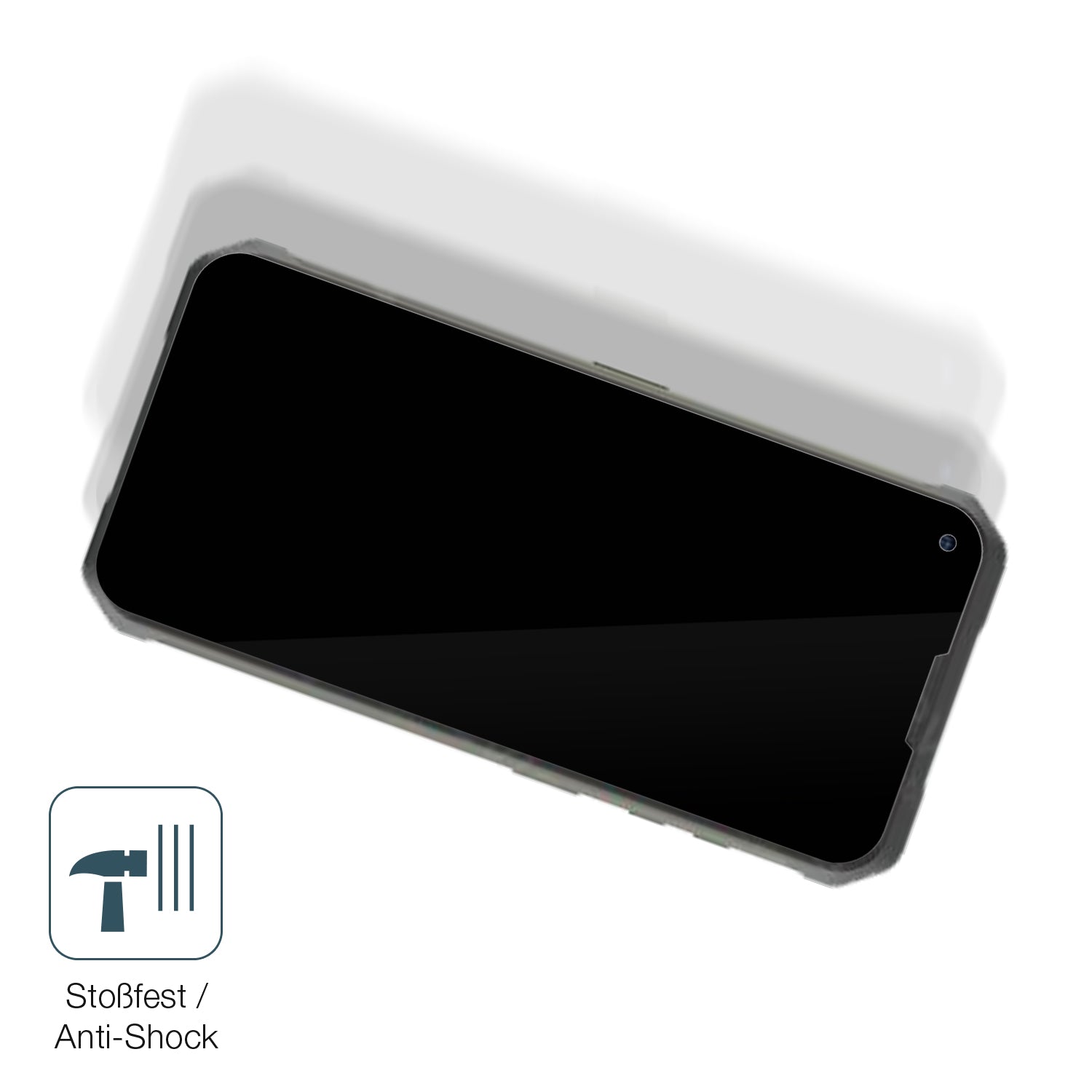 Schutz gegen Kratzer auf dem DOOGEE V10 Glas durch Schlüssel, Stöße gegen die Tischkante oder Stürze