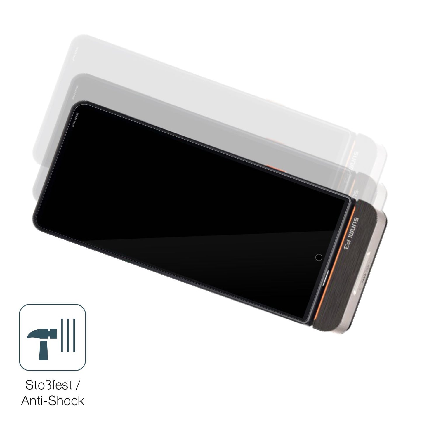 2x Screen Protector for sunmi P3H Flexible Glass 9H dipos