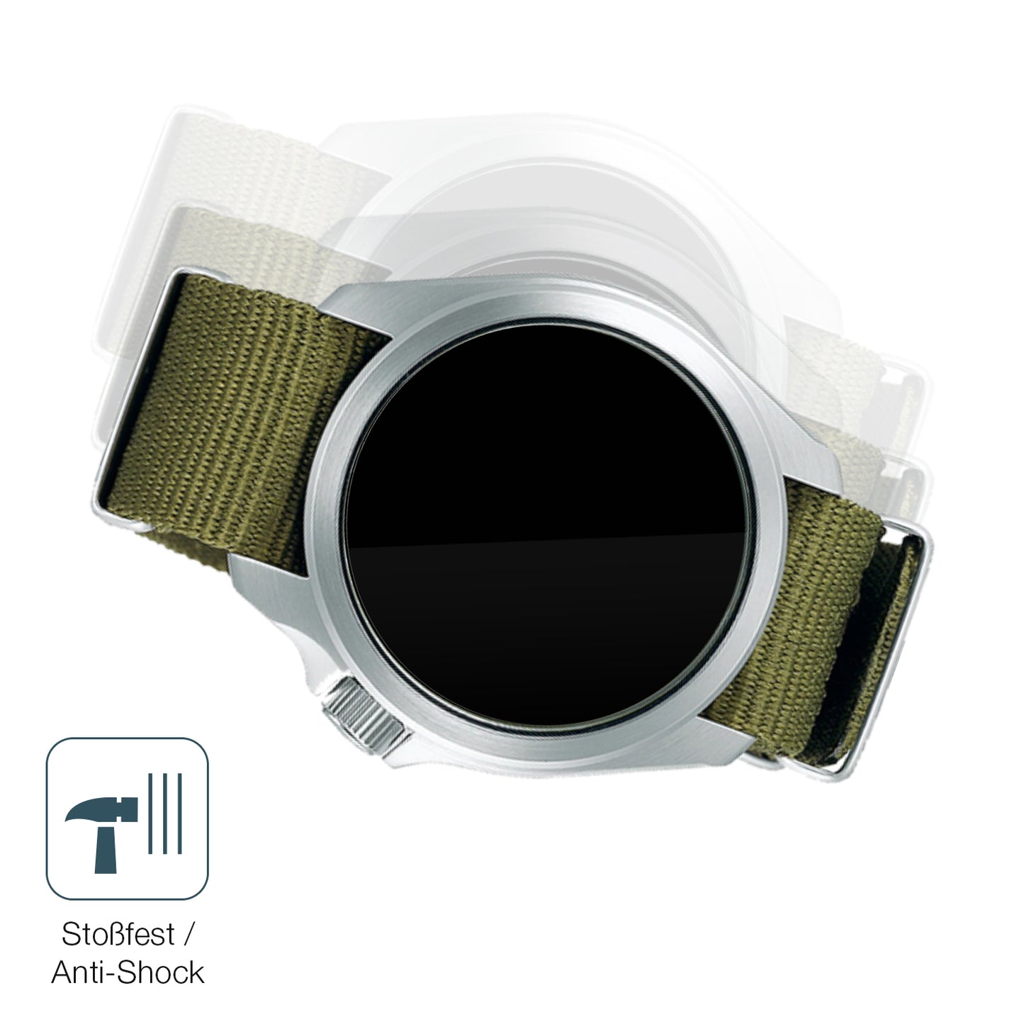 2x 9H Schutzfolie für Seiko 5 Sports SBSA055 Panzerfolie