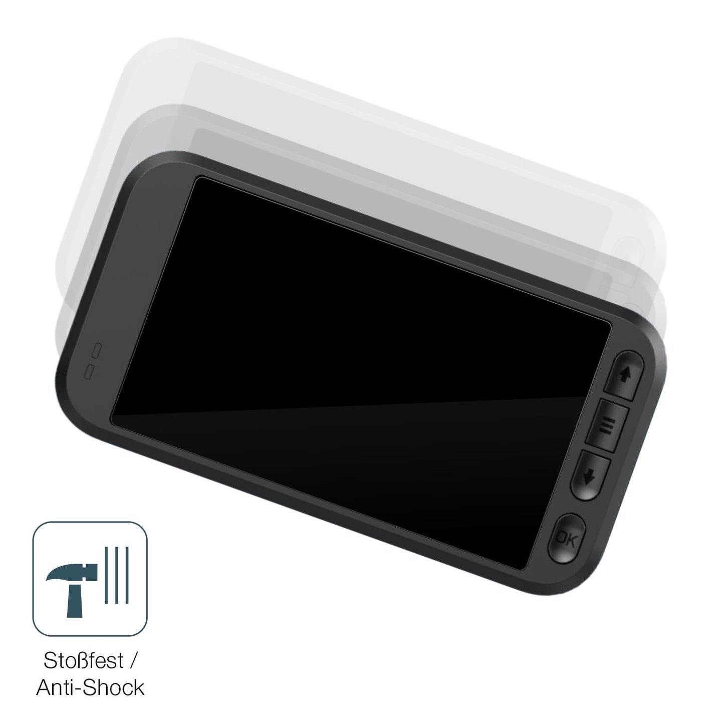 2x Screen Protector for Miofive S1 Dashcam Flexible Glass 9H dipos