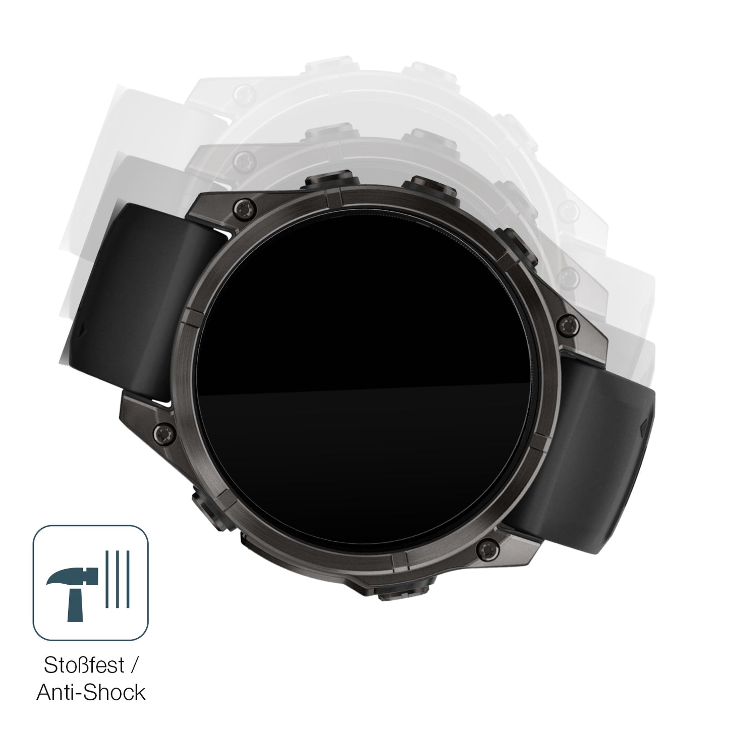 2x 9H Schutzfolie für Garmin Tactix 8 47mm AMOLED Panzerfolie