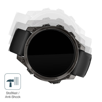 2x 9H Schutzfolie für Garmin Tactix 8 47mm AMOLED Panzerfolie