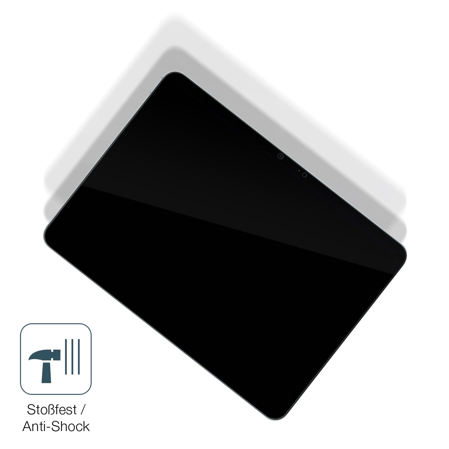 Schutz gegen Kratzer auf dem Apple iPad Air 11 Zoll M3 7. Gen 2025 Glas durch Schlüssel, Stöße gegen die Tischkante oder Stürze