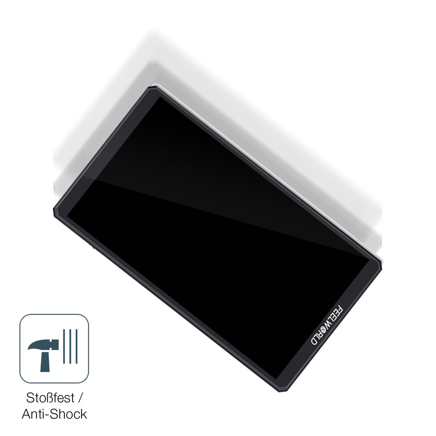 2x Screen Protector for Feelworld Cut6 6 Zoll Flexible Glass 9H dipos