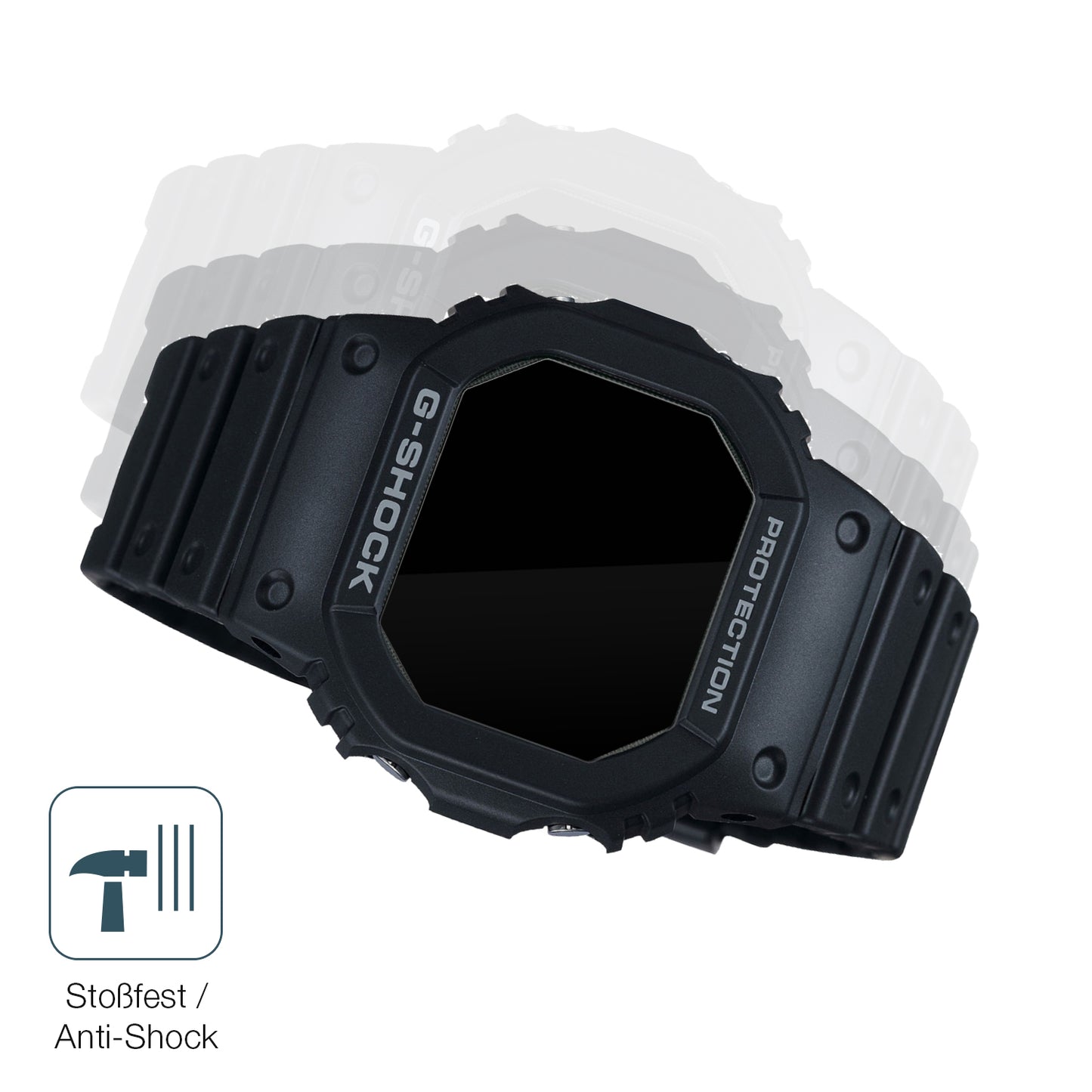 2x 9H Schutzfolie für Casio G-Shock DW-5000U Panzerfolie