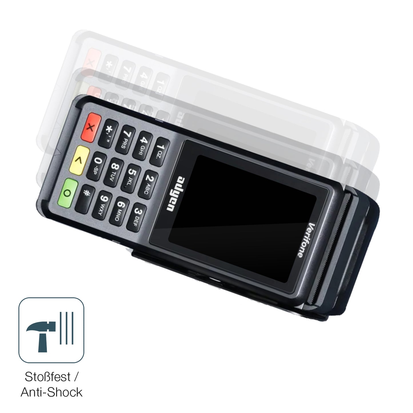 2x 9H Schutzfolie für Adyen V400c Plus Panzerfolie