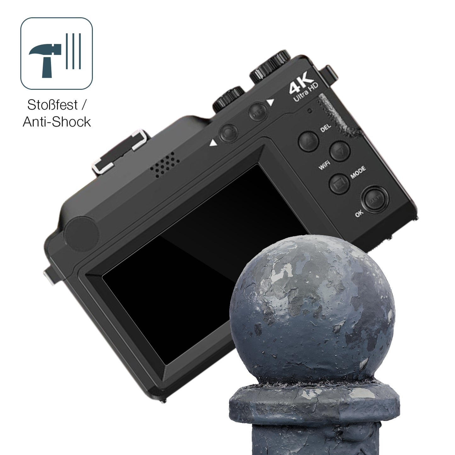 Schutz gegen Kratzer auf dem NIKYJM WDZXJ Glas durch Schlüssel, Stöße gegen die Tischkante oder Stürze