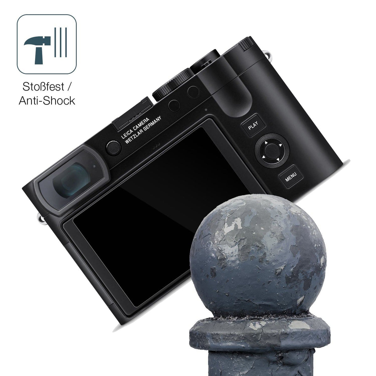 2x Screen Protector for Leica Q3 43 Flexible Glass 9H dipos