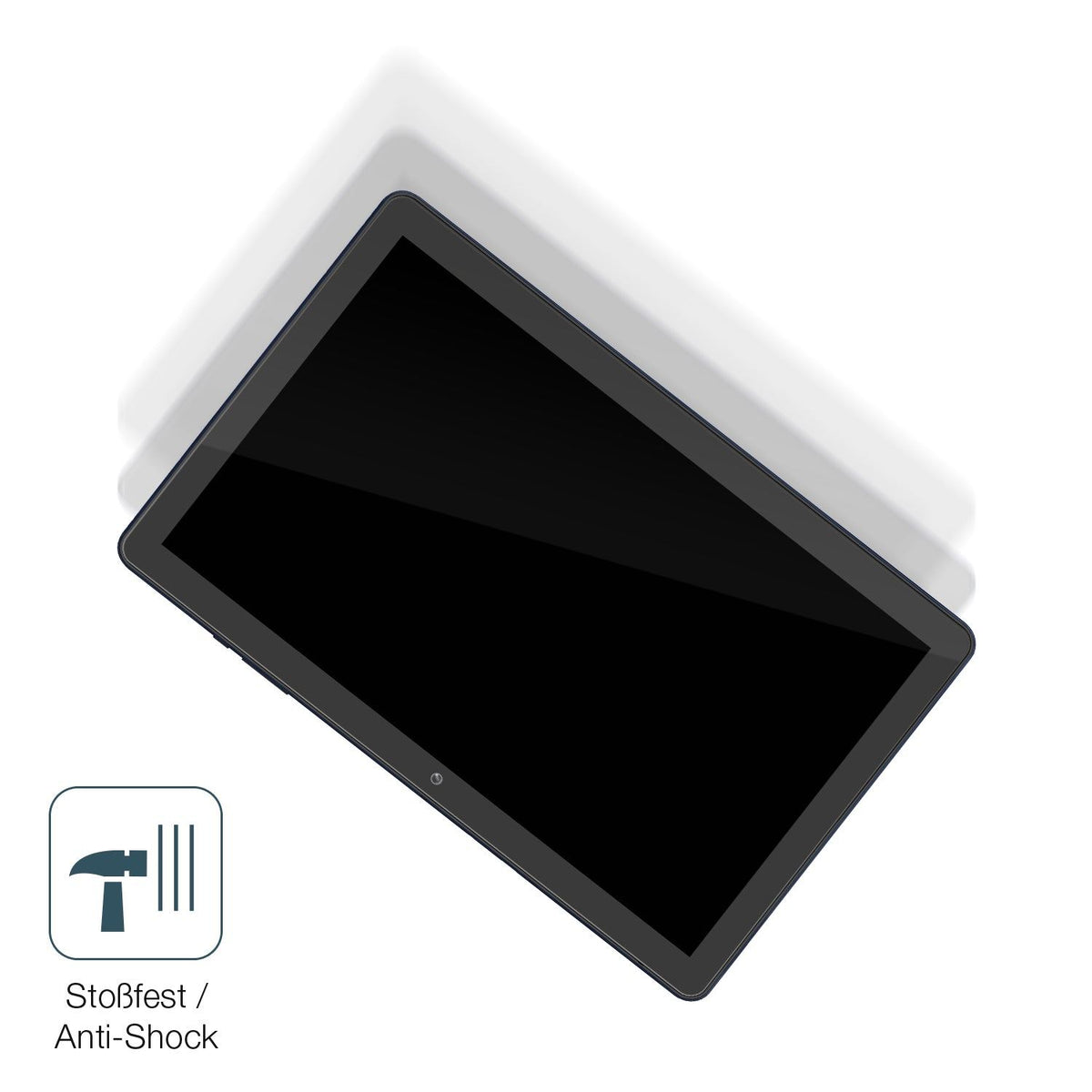 dipos 2x 9H Clear Screen Protector for Thomson Teox 10