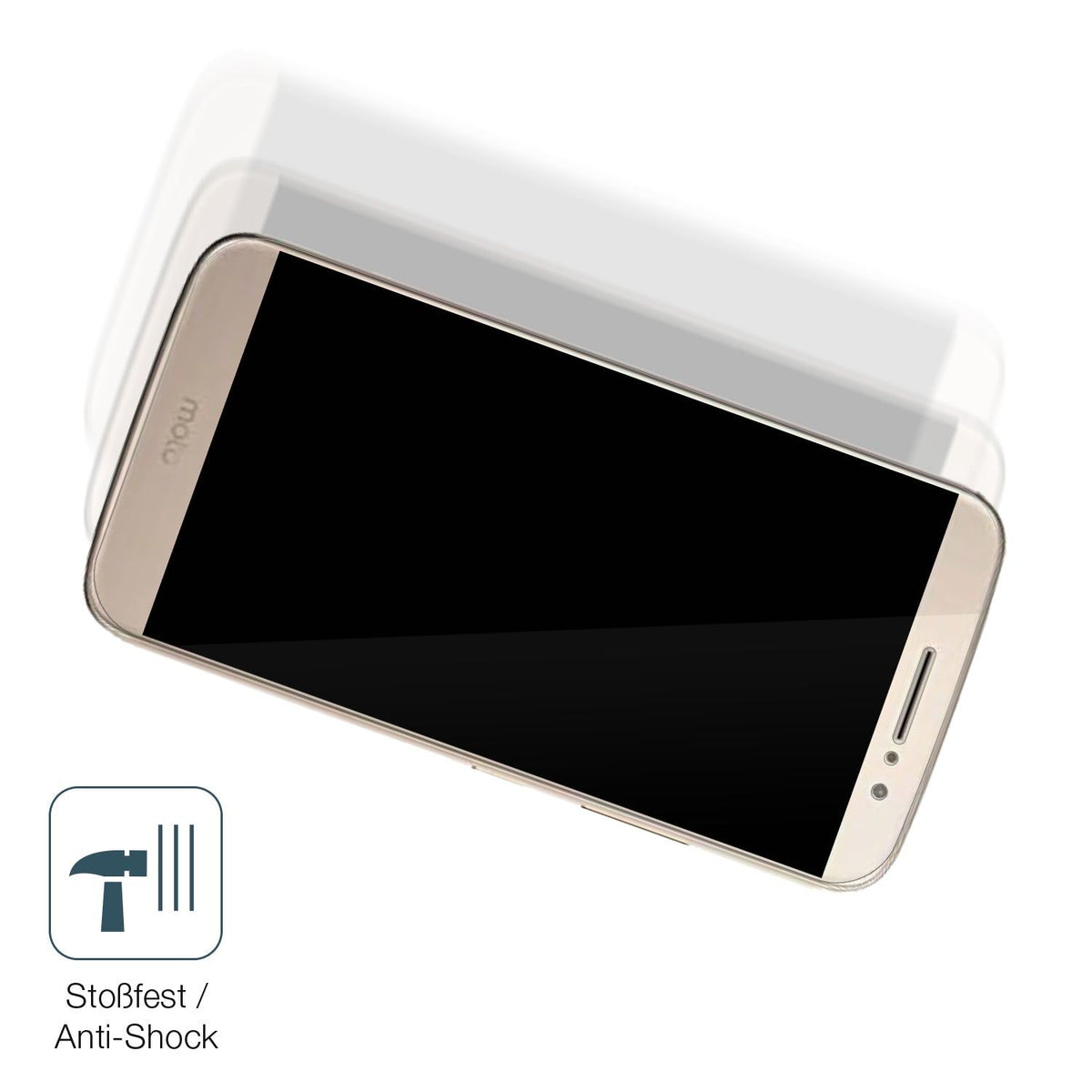 2x Screen Protector for Motorola Moto M CXT 1663 Flexible Glass 9H dipos