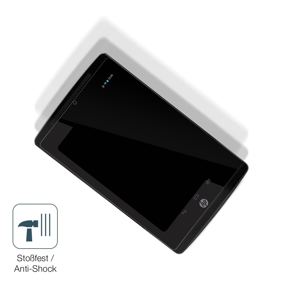 2x Screen Protector for HP Slate 7 Extreme Flexible Glass 9H dipos
