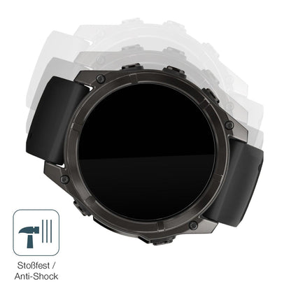 2x Screen Protector for Garmin Fenix 7x Pro 51mm Flexible Glass 9H dipos